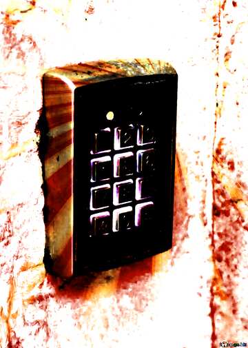 FX №183828 Digital door lock rays