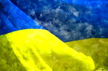FX №183176 Ancient paper Ukraine overlay flag