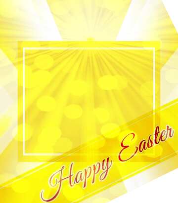 FX №186006 Inscription Happy Easter and Sun-rays on bokeh background   powerpoint website infographic template ...