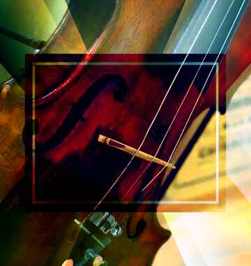 FX №186551 Violin powerpoint website infographic template banner layout design responsive brochure business