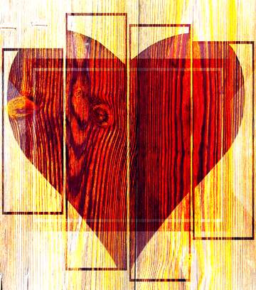 FX №188773  Love heart wood background powerpoint website infographic template banner layout design responsive ...