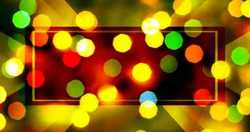 FX №189323  Bokeh blurred lights Christmas background Christmas background Template frame