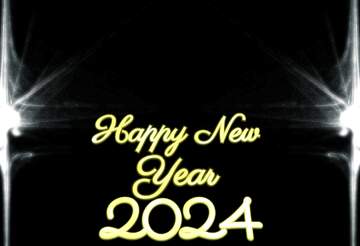 FX №192940 Background template happy new year 2024 fractal frame