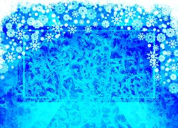 FX №192369 Blue Christmas Frozen background