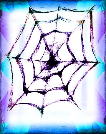 FX №192985 Halloween Spider Web frame