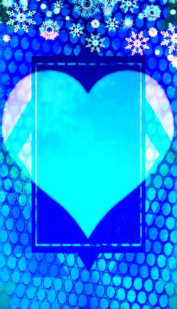 FX №192306 Blue Christmas background love geometric fragment