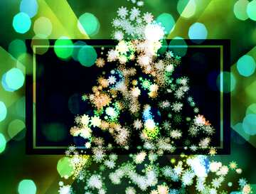 FX №194742 Christmas tree snowflakes business image