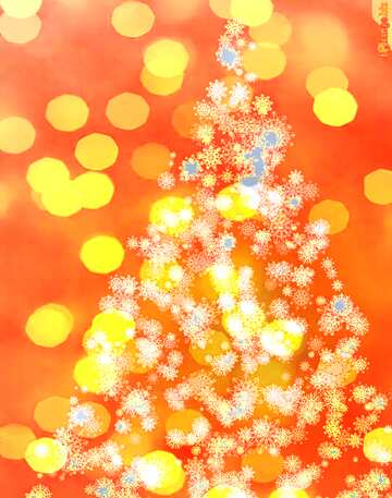 FX №194626 We wish you a very Merry Christmas, greeting card.  Backdrop banner on bokeh  with snow and...