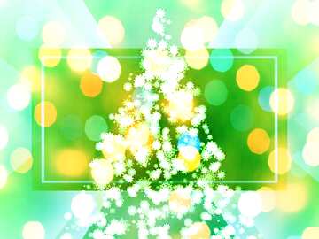 FX №194604 glowing side snowflakes. abstract christmas background Christmas tree snowflakes