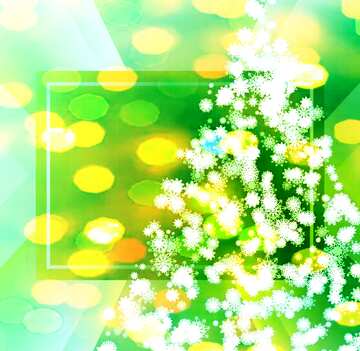 FX №194662 Shining Christmas tree Background. Christmas Lights. Happy New Year Banner. Elegant Snow Template....