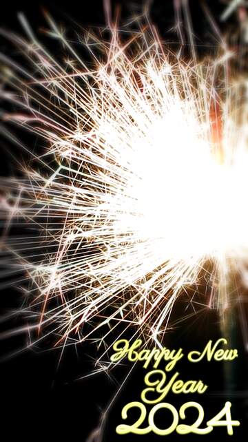 FX №194848 happy new year 2024 Sparks