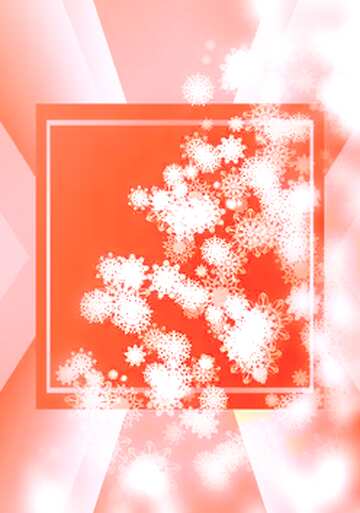 FX №194744 Christmas tree snowflakes frame blur
