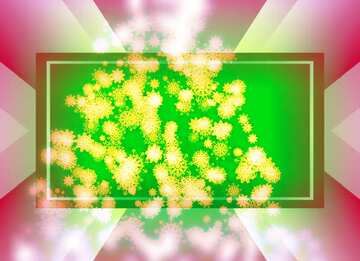 FX №194753 Clipart Christmas tree snowflakes blur frame effect