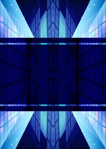 FX №194552  Geometric square backdrop blue Template Lines
