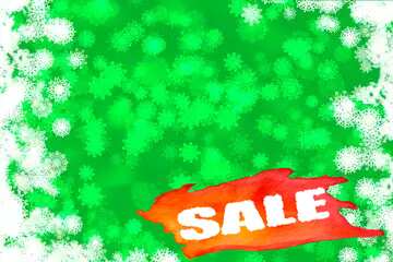 FX №195413 Green Background Christmas Sale