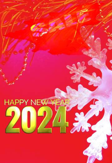 FX №195695 Winter sale snowflake 2024 red hot  promotion background