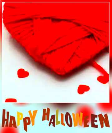 FX №198664 Heart happy halloween card