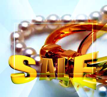 FX №198795 The best gift for girls Sales promotion 3d Gold letters sale background Template