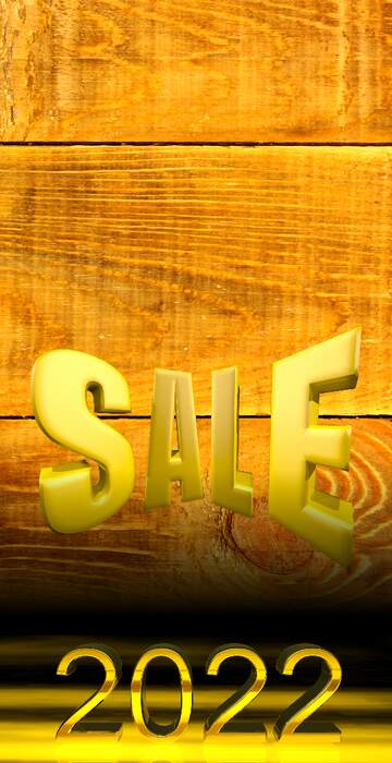 FX №198218 Wood texture Sales promotion 3d Gold letters sale background 2020