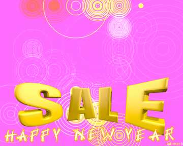FX №198092  Glamorous background Happy New Year Sale offer discount template Sales promotion 3d Gold letters