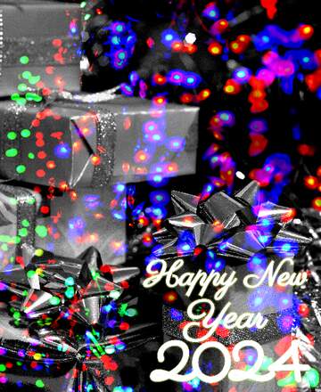 FX №198329 Christmas Gifts 2024 Happy New Year Background