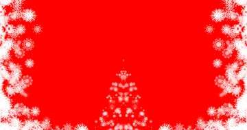 FX №20206 Background cred Christmas tree with snowflakes
