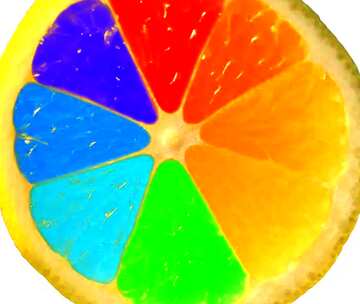 FX №20224 Cover. Colorful Rainbow lemon.