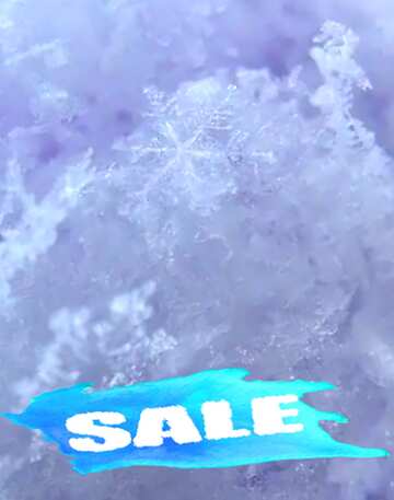 FX №200402 snow sale vertical Background