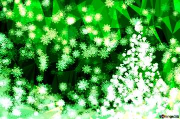 FX №200754 Beautiful polygon Christmas tree triangles dark green  background