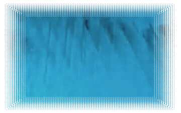 FX №200505  White frame border offset Blue Sale Geometric Background