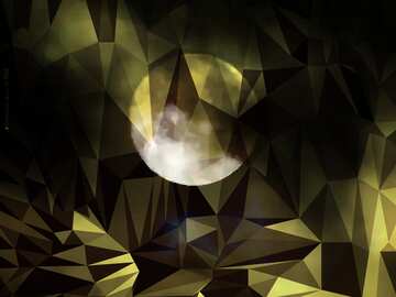 FX №200678 Moon wallpapers Polygon background with triangles