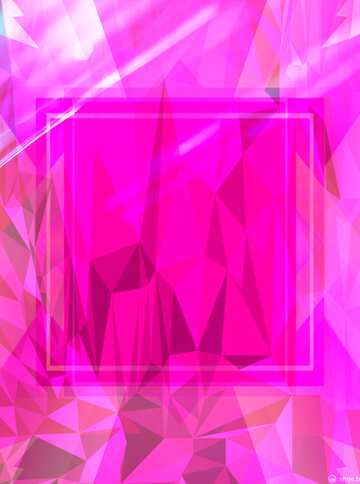 FX №201893 Design Frame Template Polygon abstract geometrical background with triangles