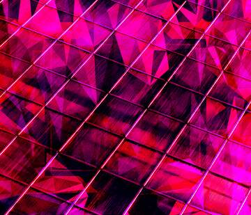 FX №201759 Diamonds red fire Polygon abstract geometrical background with triangles