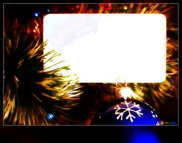 FX №202222 Invitation to Christmas party backgrounds blur