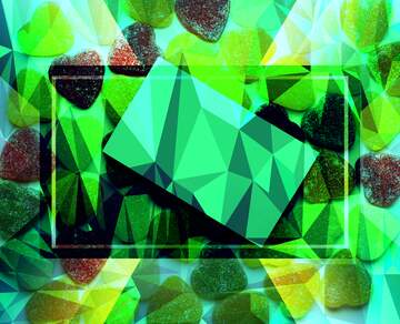 FX №202781 love Polygonal abstract geometrical background with triangles