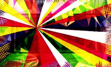FX №203716 Colors rays Polygonal abstract geometrical background with triangles Template Design