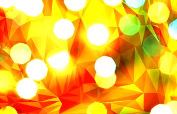 FX №204181 Christmas Lighten bokeh gold template Polygonal abstract geometrical background with triangles