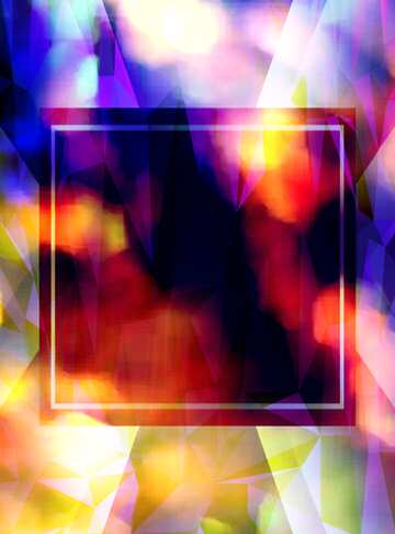 FX №205468 Color  festive  background. Polygonal frame