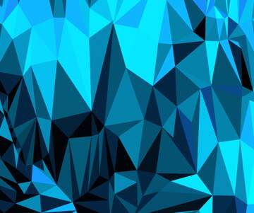 FX №205246 Polygon background with triangles blue wave color