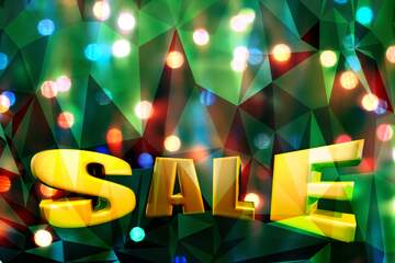 FX №205717 Lights in the background  Sales discount promotion sale selling poster banner discount triangles...