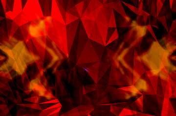FX №205037 futuristic shape. pattern lights mirrors fractal Polygonal abstract geometrical background with...