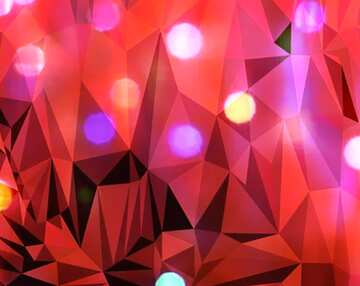 FX №205719 Lights in the background  polygonal triangles violet picture