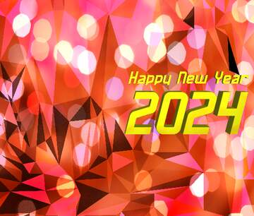 FX №206717 Polygon background happy new year 2024