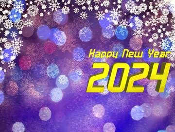 FX №206775 Christmas blue  happy new year 2024  background