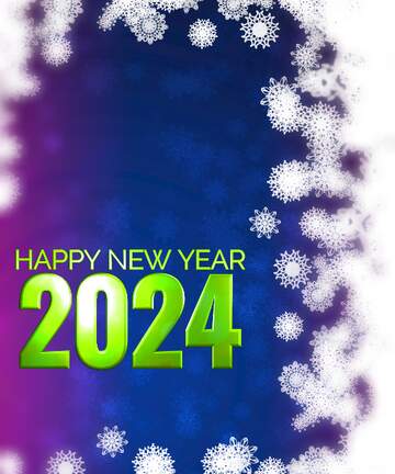 FX №206533 New year background with snowflakes 2024