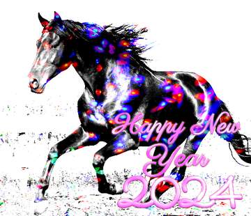 FX №206983 Horse happy new year 2024