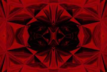 FX №206576 Polygon red pattern background