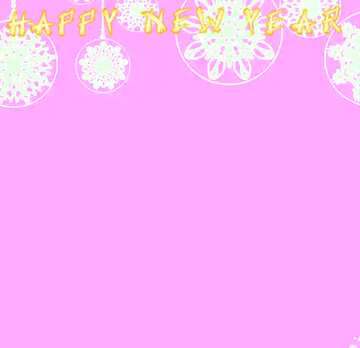 FX №206674 Pink Christmas and new year happy new year
