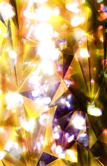 FX №206913 Color blurred background polygonal gold metal