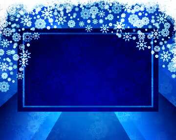 FX №206994 Blue Christmas background template design blue